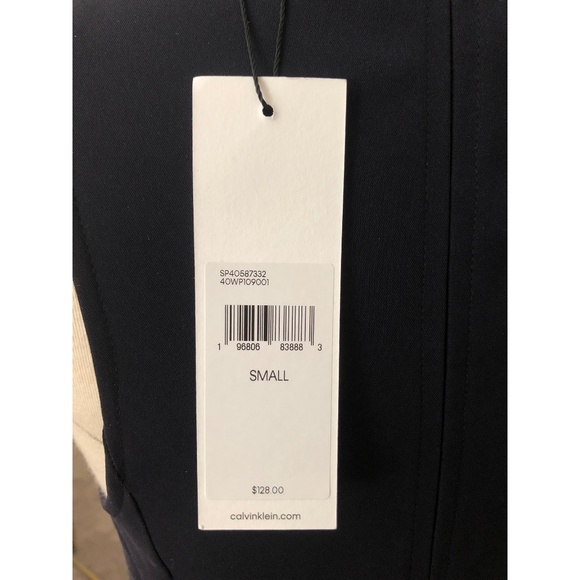 Calvin Klein Black Crepe Midi Tank Sheath Dress - Picture 6 of 6